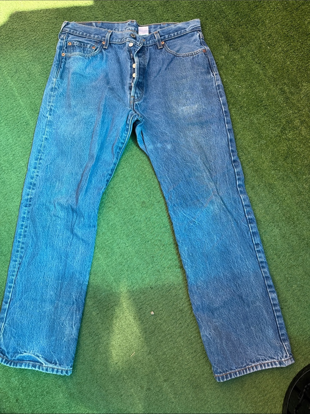 Levi's Men's Straight Jeans in Blue Wash